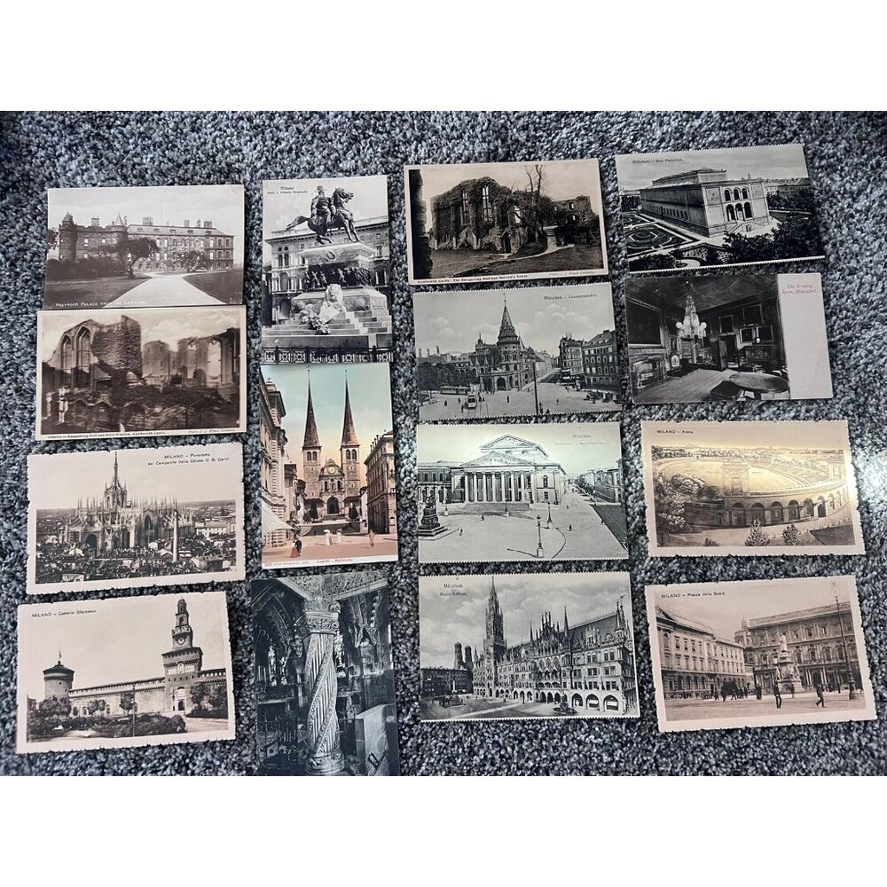 Real Photo Postcards Unused Lot Of 15 Vintage